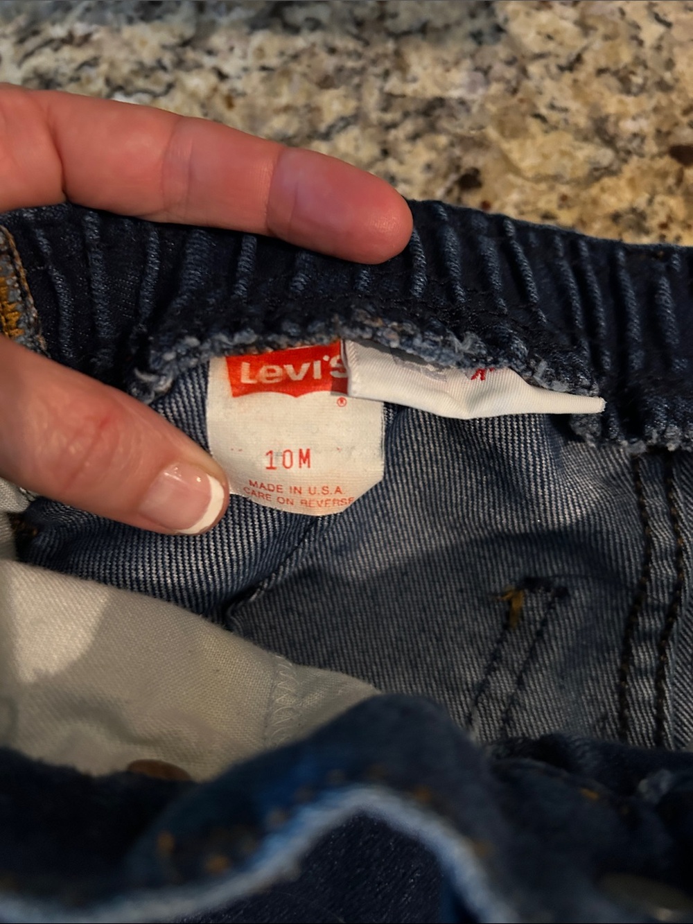 1980’s Levi’s Missus Sz 10M High-Rise Straight Leg Dark Blue Denim Jeans - Picture 4 of 6